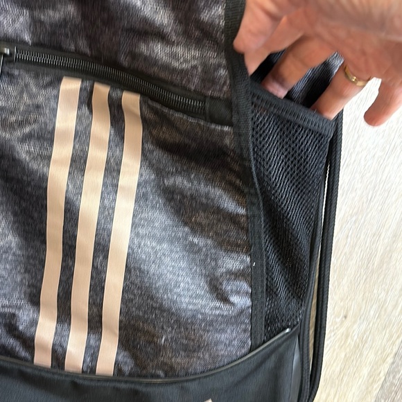 Adidas Black and Tan Drawstring Backpack - Picture 7 of 11